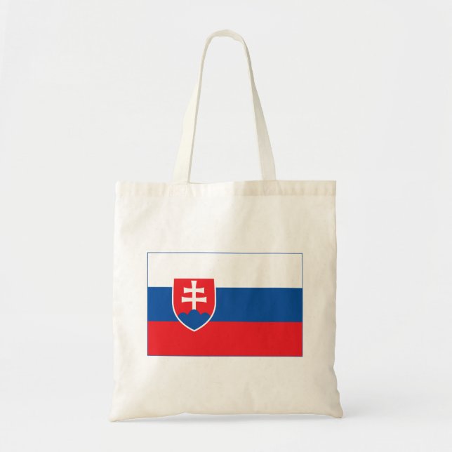 Bolsa Tote Bandeira da Eslováquia (Frente)