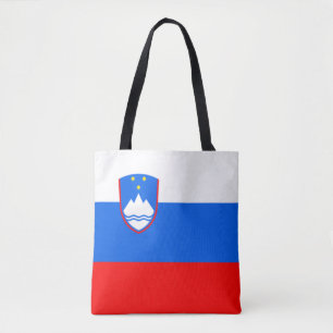 Bolsa Tote Bandeira da Eslovênia