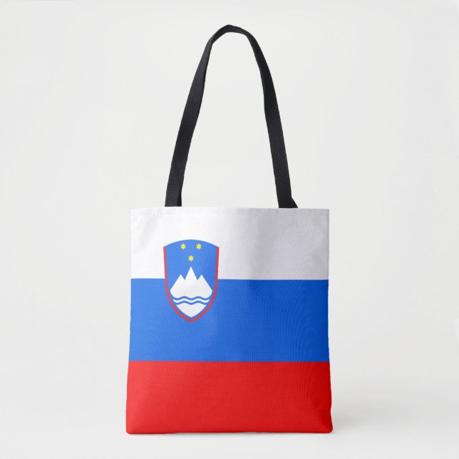 Bolsa Tote Bandeira da Eslovênia (Frente)