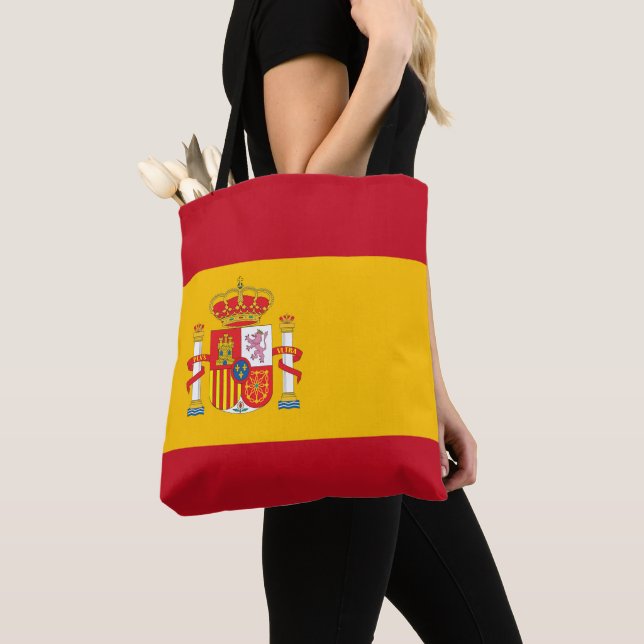 Bolsa Tote bandeira da Espanha (Close Up)