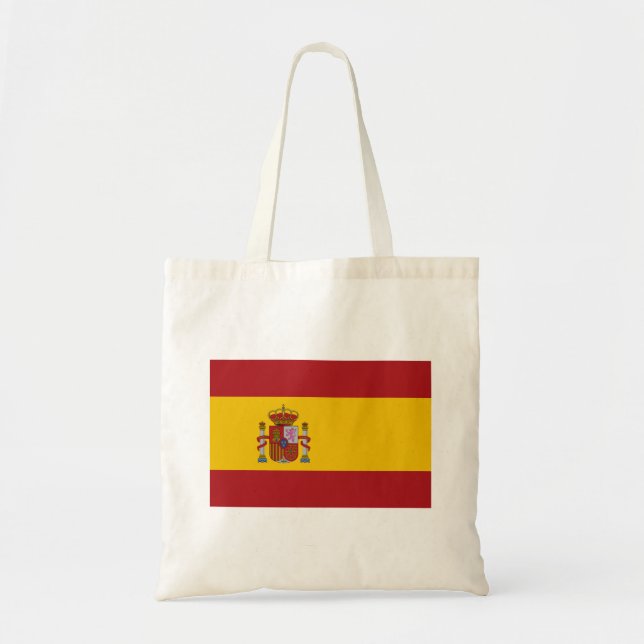 Bolsa Tote Bandeira da Espanha (Frente)