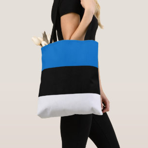 Bolsa Tote Bandeira da Estônia