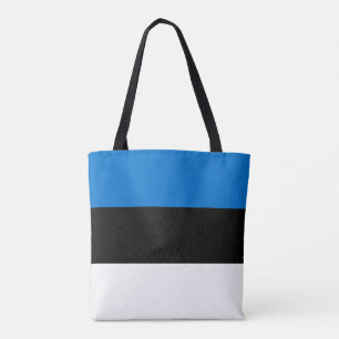 Bolsa Tote Bandeira da Estônia