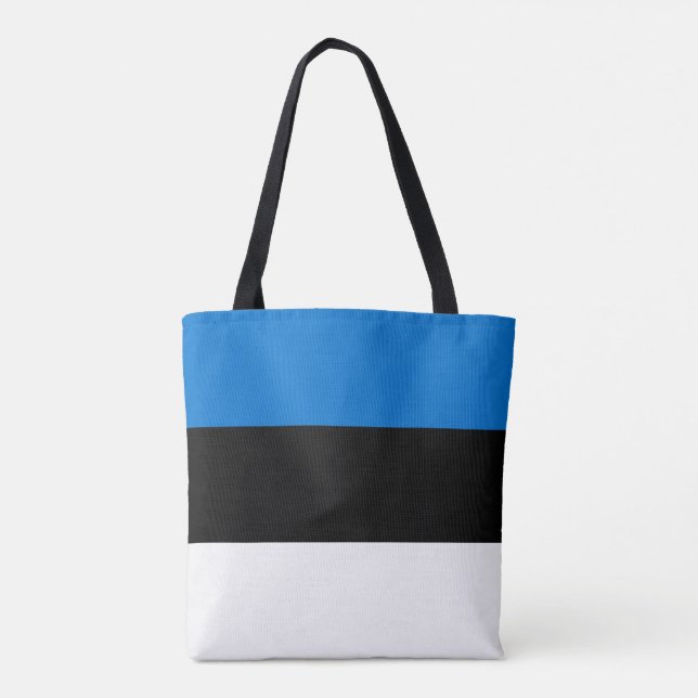 Bolsa Tote Bandeira da Estônia (Verso)