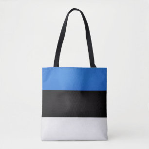 Bolsa Tote Bandeira da Estônia Legal