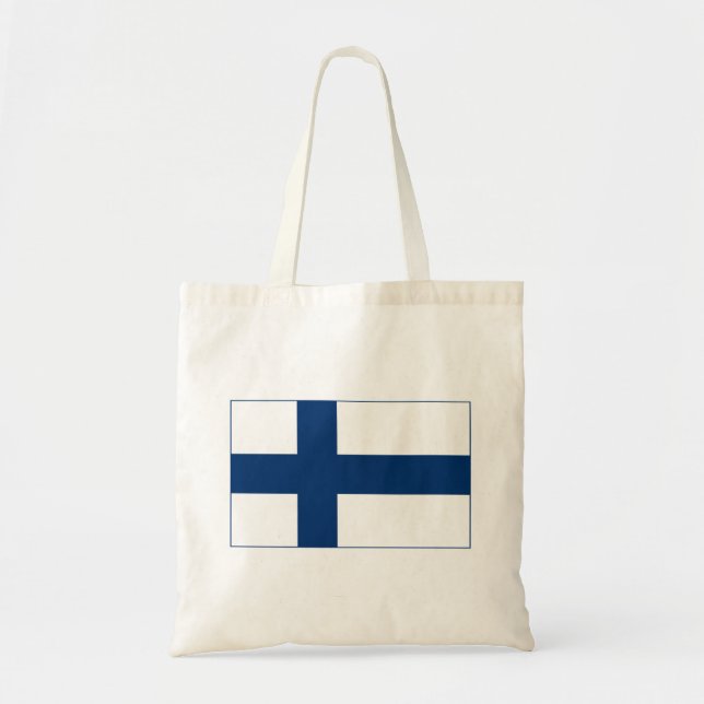 Bolsa Tote Bandeira da Finlândia (Frente)