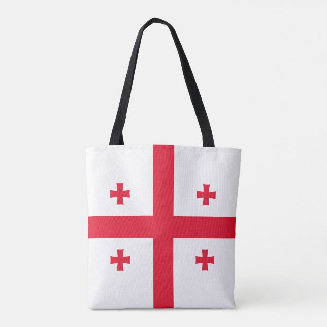 Bolsa Tote Bandeira da Geórgia (Verso)