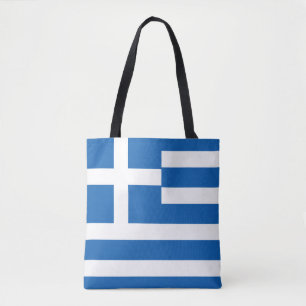 Bolsa Tote Bandeira da Grécia