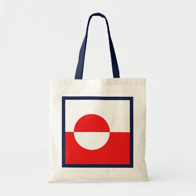 Bolsa Tote Bandeira da Gronelândia (Frente)