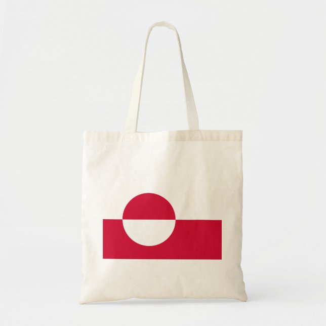 Bolsa Tote Bandeira da Gronelândia (Frente)