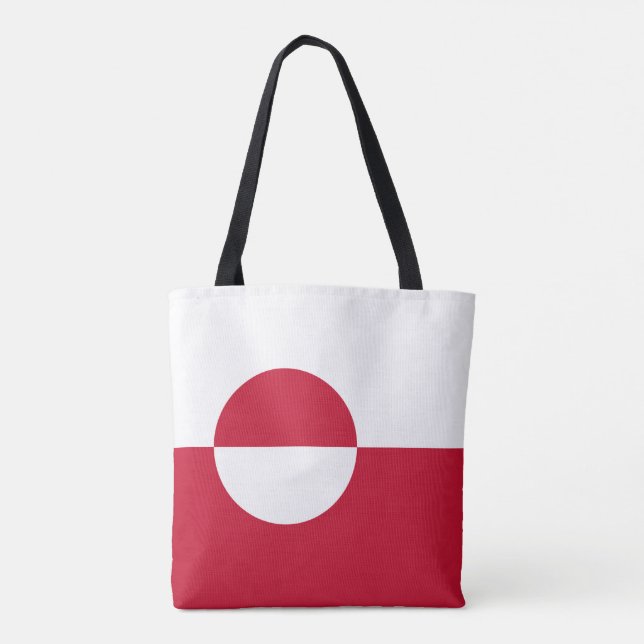 Bolsa Tote Bandeira da Gronelândia (Verso)