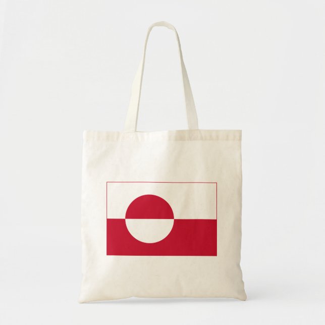 Bolsa Tote Bandeira da Gronelândia (Frente)