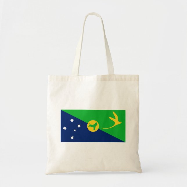 Bolsa Tote Bandeira da Ilha Christmas (Frente)