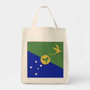Bolsa Tote bandeira da Ilha do Natal