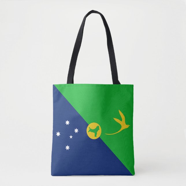 Bolsa Tote Bandeira da Ilha do Natal (Frente)