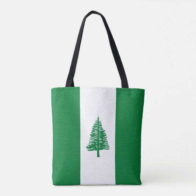 Bolsa Tote Bandeira da Ilha Norfolk (Verso)