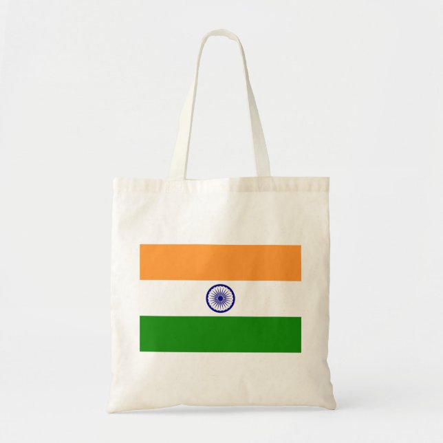 Bolsa Tote Bandeira da Índia (Frente)