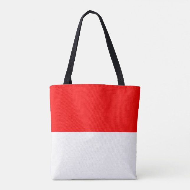 Bolsa Tote Bandeira da Indonésia (Verso)