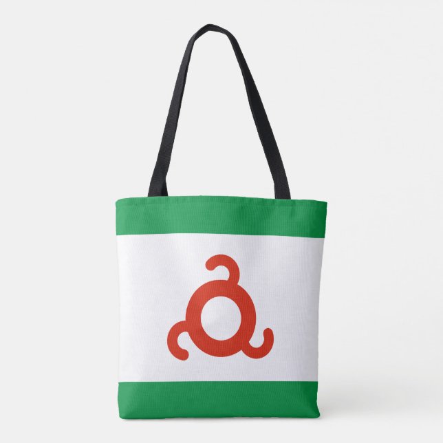 Bolsa Tote Bandeira da Inguchétia (Verso)
