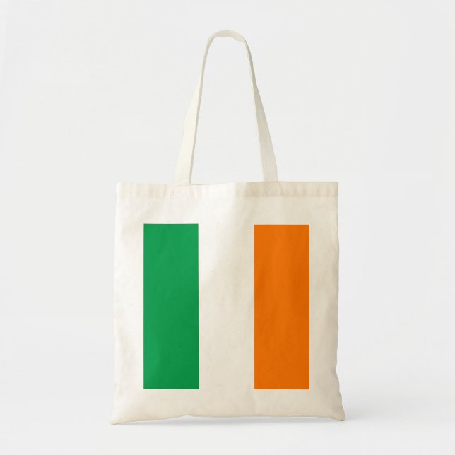 Bolsa Tote Bandeira da Irlanda (Frente)