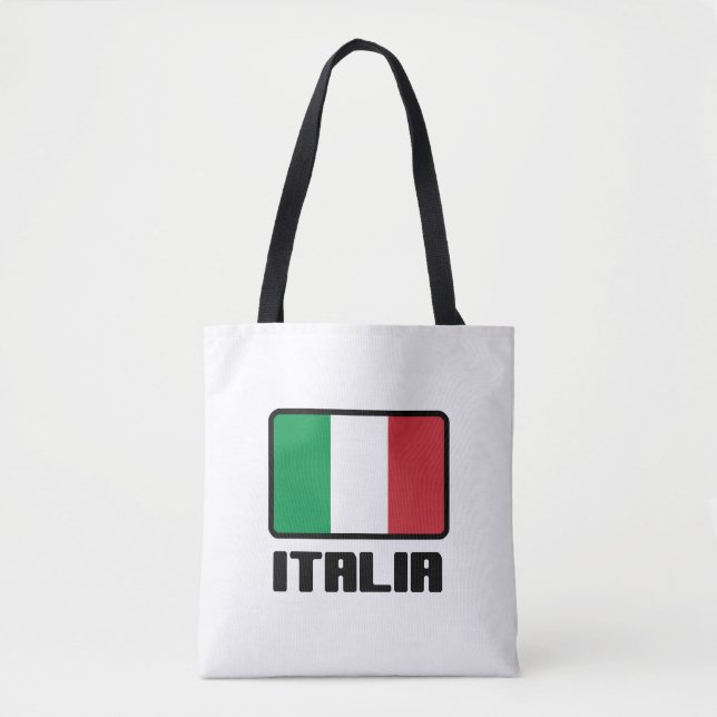 Bolsa Tote Bandeira da Itália (Frente)
