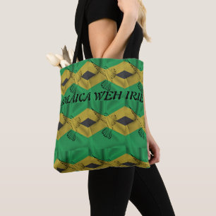 Bolsa Tote Bandeira da Jamaica, beija-flor