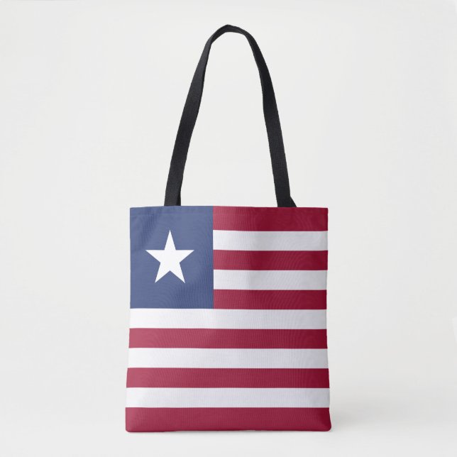 Bolsa Tote Bandeira da Libéria (Frente)