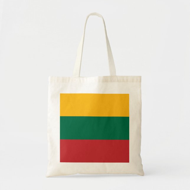 Bolsa Tote Bandeira da Lituânia (Frente)