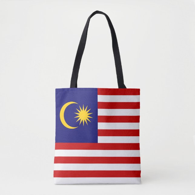 Bolsa Tote Bandeira da Malásia (Frente)