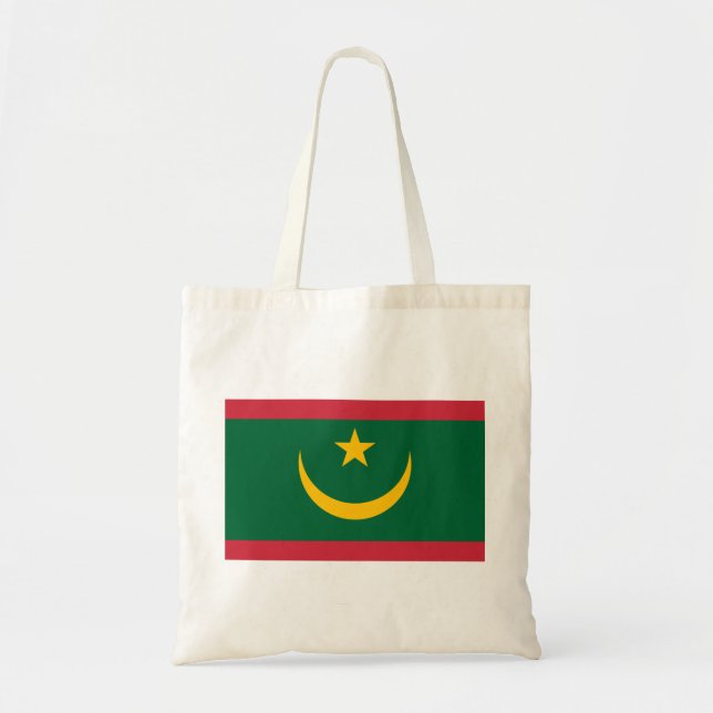 Bolsa Tote Bandeira da Mauritânia (Frente)