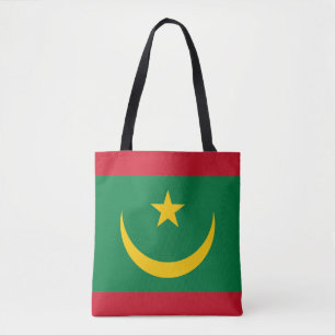 Bolsa Tote Bandeira da Mauritânia