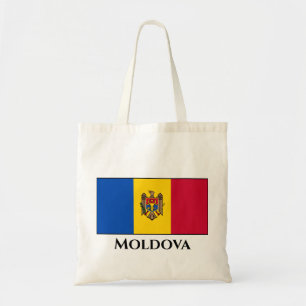 Bolsa Tote Bandeira da Moldávia