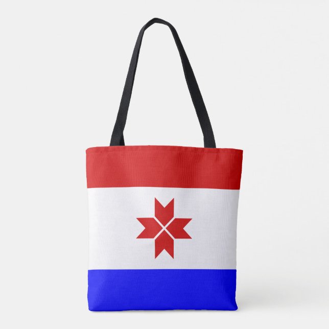 Bolsa Tote Bandeira da Mordóvia (Verso)