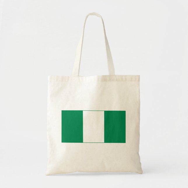 Bolsa Tote Bandeira da Nigéria (Frente)