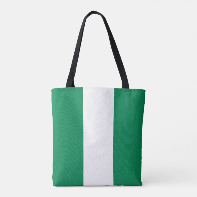 Bolsa Tote Bandeira da Nigéria (Verso)