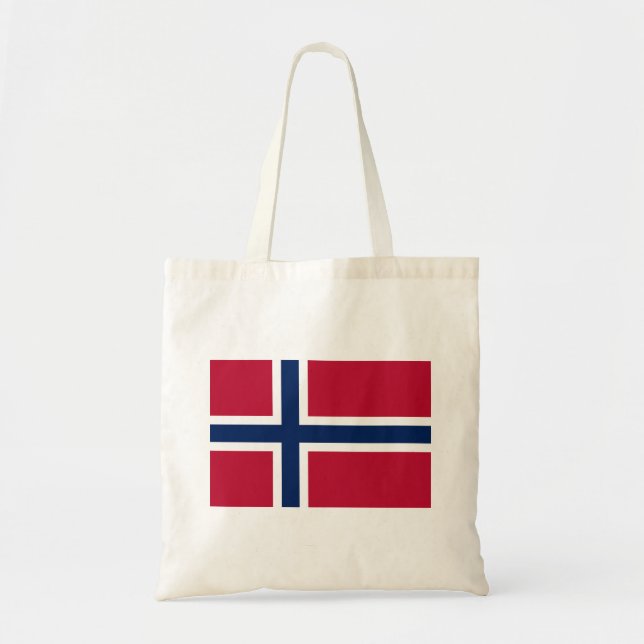 Bolsa Tote Bandeira da Noruega (Frente)