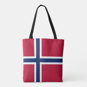 Bolsa Tote Bandeira da Noruega