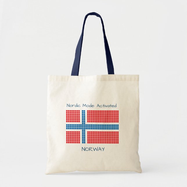 Bolsa Tote Bandeira da Noruega (Frente)