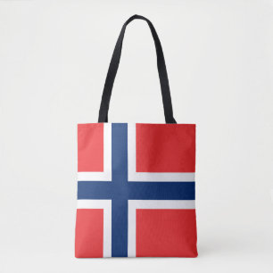Bolsa Tote Bandeira da Noruega