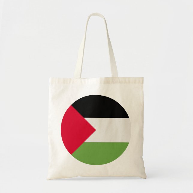 Bolsa Tote Bandeira da Palestina (Frente)