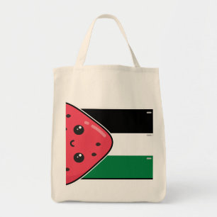 Bolsa Tote Bandeira da Palestina Cura com Palestina Livre de