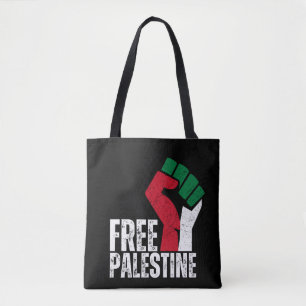 Bolsa Tote Bandeira da Palestina Livre - Liberdade para a Pal