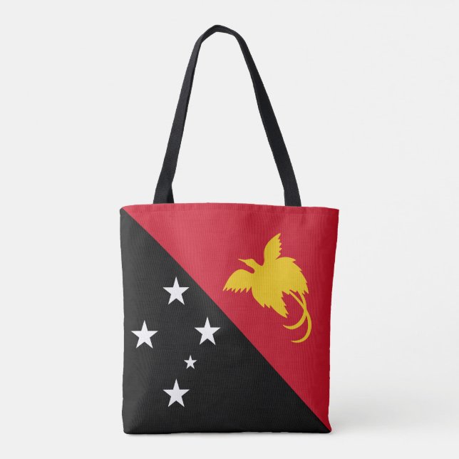 Bolsa Tote Bandeira da Papua-Nova Guiné (Verso)