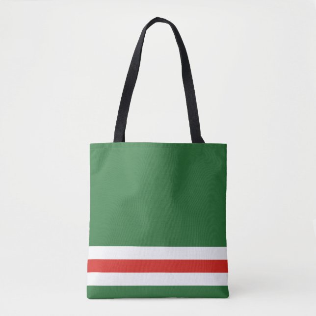 Bolsa Tote Bandeira da República Chechena da Ichkeria (Frente)
