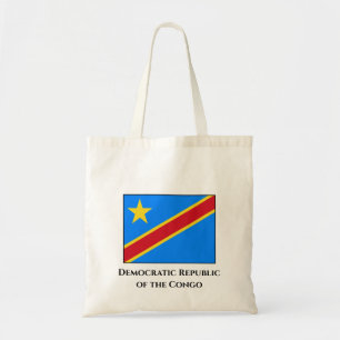 Bolsa Tote Bandeira da República Democrática do Congo