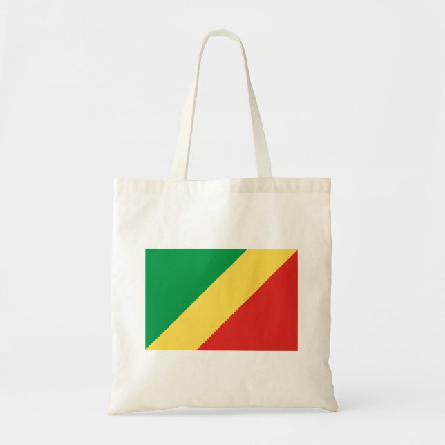 Bolsa Tote Bandeira da República do Congo (Frente)