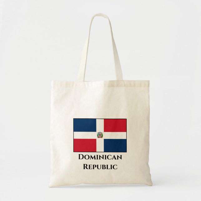 Bolsa Tote Bandeira da República Dominicana (Frente)