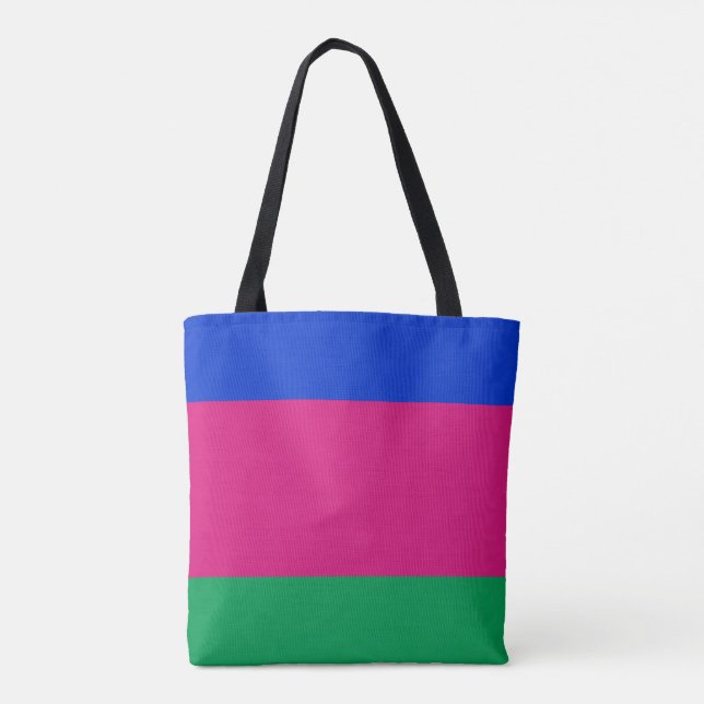 Bolsa Tote Bandeira da República Popular de Kuban (Verso)