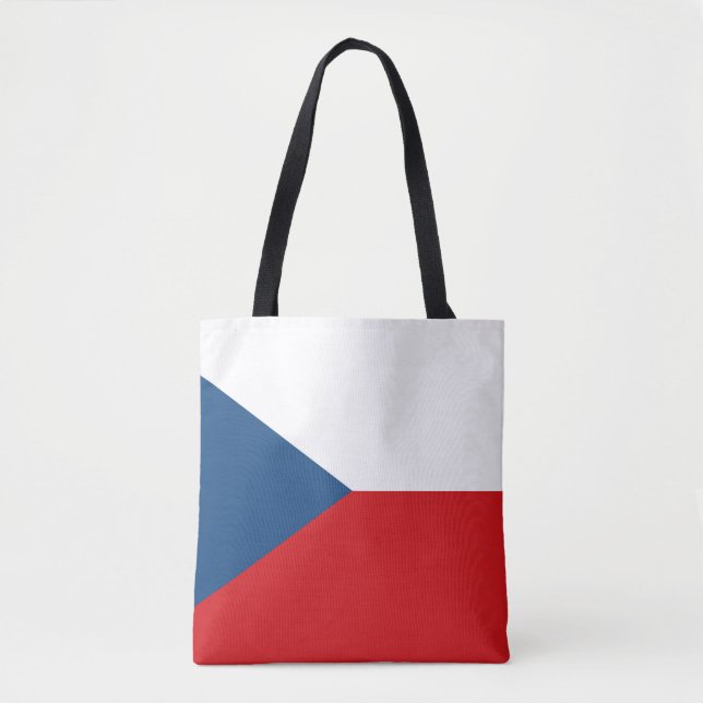 Bolsa Tote Bandeira da República Tcheca (Frente)