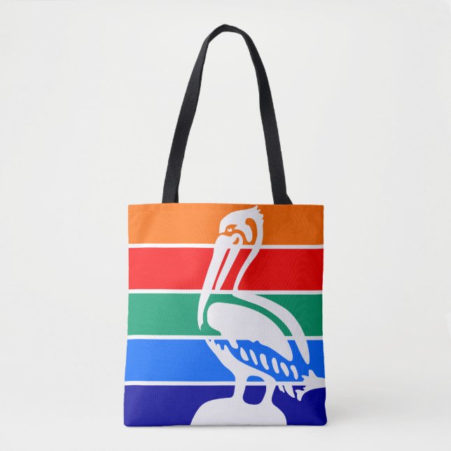 Bolsa Tote Bandeira da Rua. Petersburgo, Flórida (Frente)